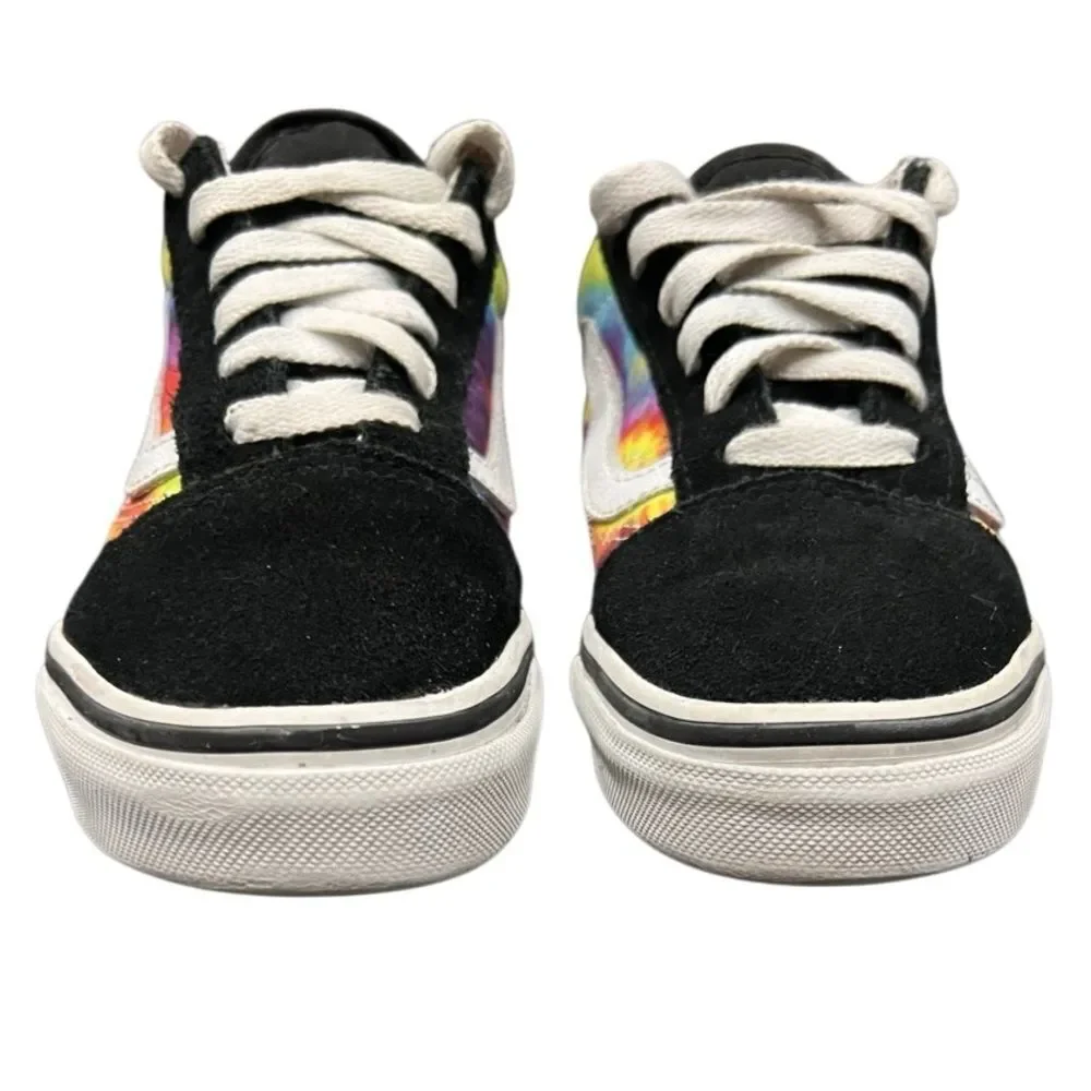 Vans OLD SKOOL SPIRAL TIE DYE SNEAKERS kids Size 1